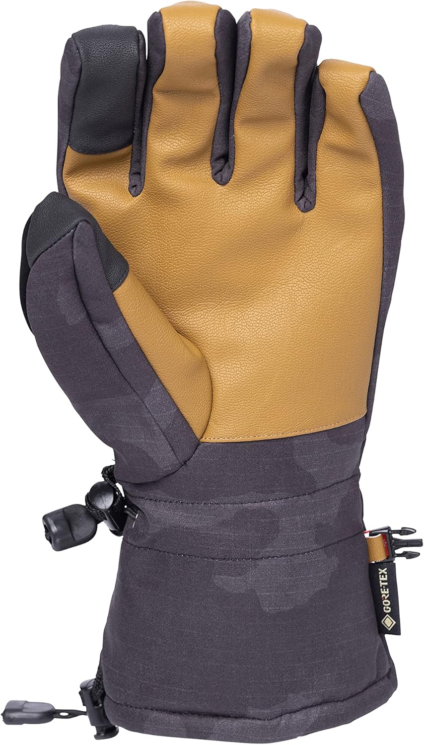 686 Men's Gore-TEX Linear Glove - 3L Softshell Fabric Snow & Ski Gloves - Water & Weather Resistant