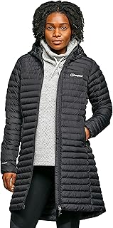 Berghaus Women's Insulated and Water Resistant Talmine Long Jacket, Women's Insulated Jacket, Outdoors, Trekking, Hiking and Walking Clothing