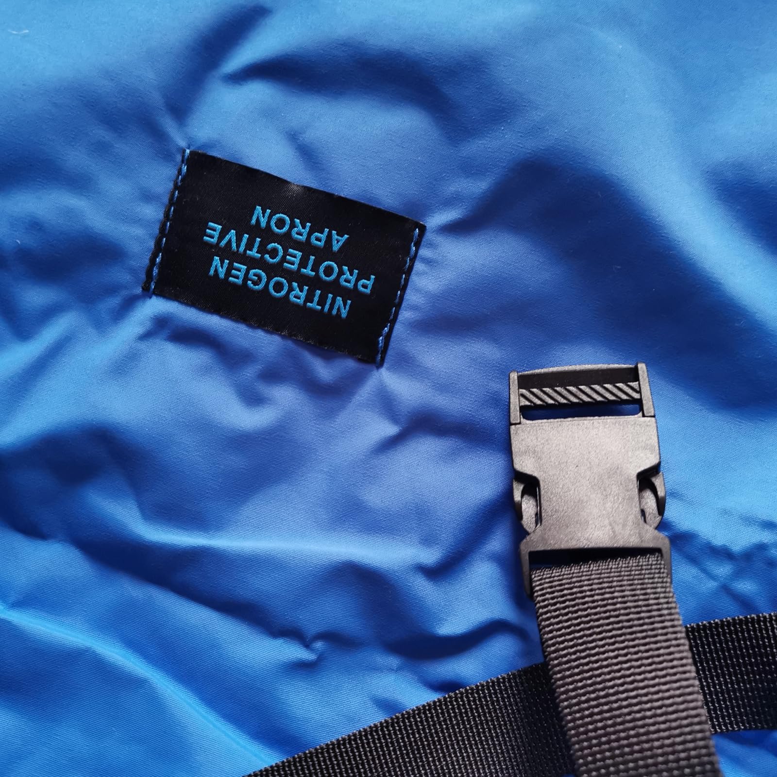 Afishsong Cryogenic Safety Apron, Liquid Nitrogen Lab Protection, Blue (24