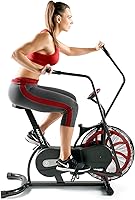 Marcy Fan Exercise Bike with Air Resistance & Dual-Action Handlebars – Full-Body Cardio Home Workout