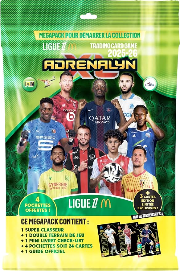 Panini Adrenalyn Ligue 1 McDonald's 2025-2026 - 50 Packs Sammelkarten