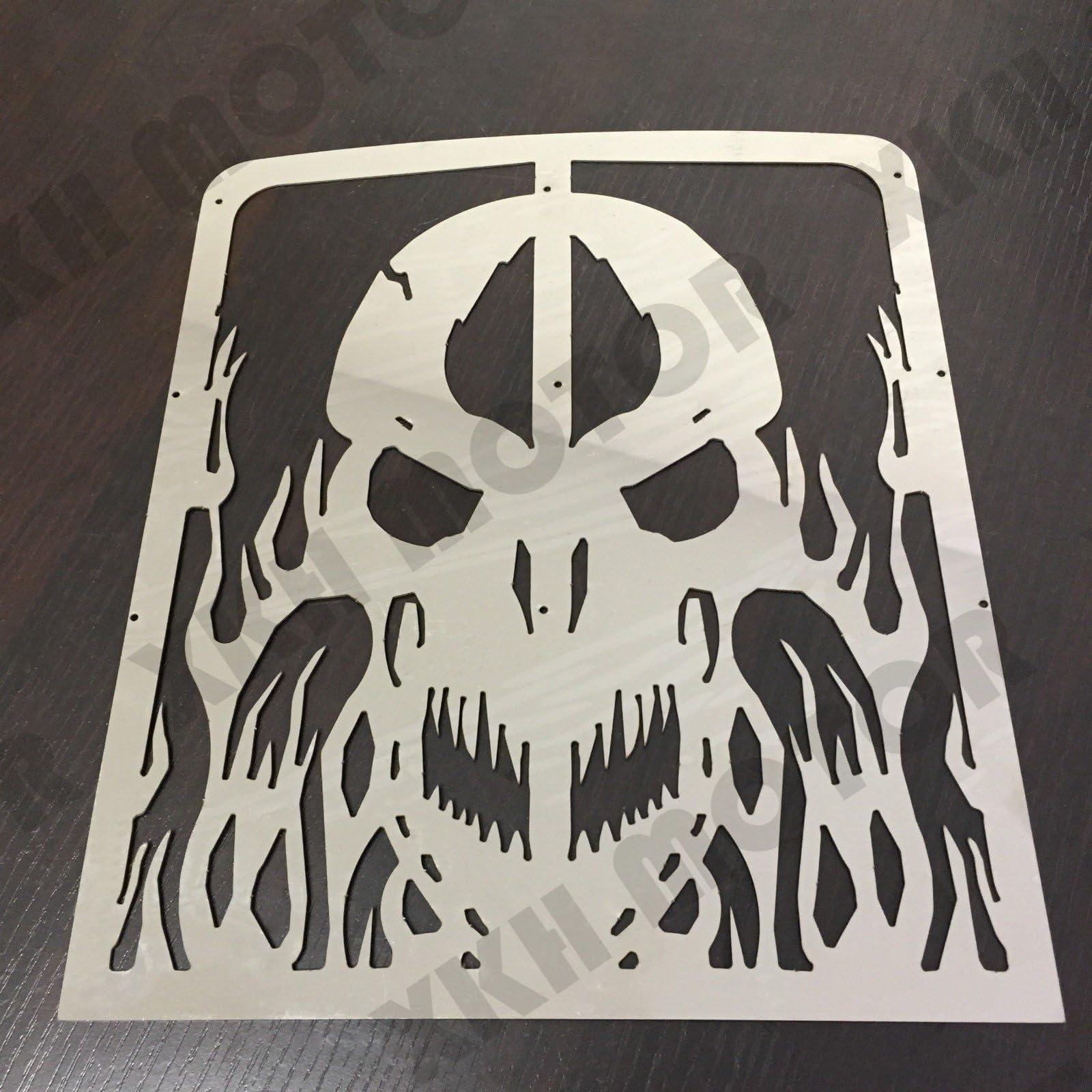 XKH- Skull Radiator Grille Guard Cover Protector Compatible with Banshee Grill 1986-2007 A Moto [B00YB3ZKPC]