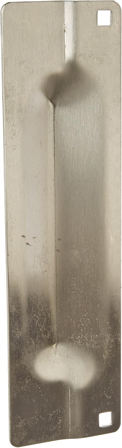 Don-Jo MLP-111 12 Gauge Stainless Steel Latch Protector, Satin Stainless Steel Finish, 3" Width x 11" Height, for Outswinging Doors (Pack of 10)