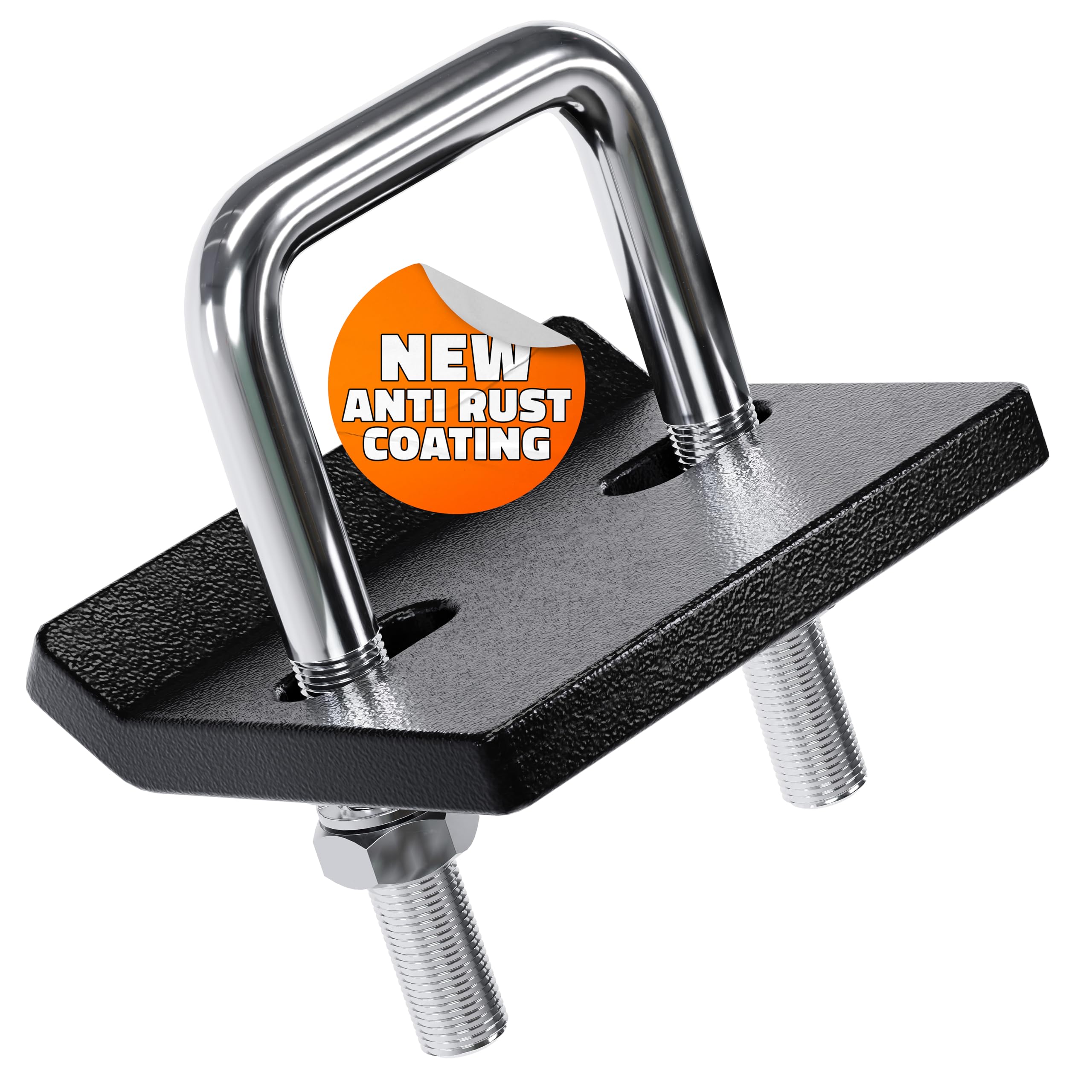 Mockins Heavy-Duty Steel Anti Wobble Hitch Stabilizer | Anti Rattle Hitch Clamp for 2 Inch & 1.25 Inch Receivers | Easy to Install Hitch Tightener Reduces Noise & Sway for Vehicle Hitch Cargo Racks