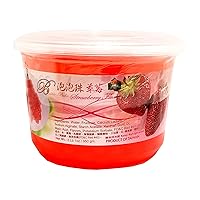 Vista 2 de Juego combinado Bolle Popping Bursting Boba Pearls 33.5 oz (2 libras 1 oz) cada uno con 1 regalo adicional (fresa y mango)