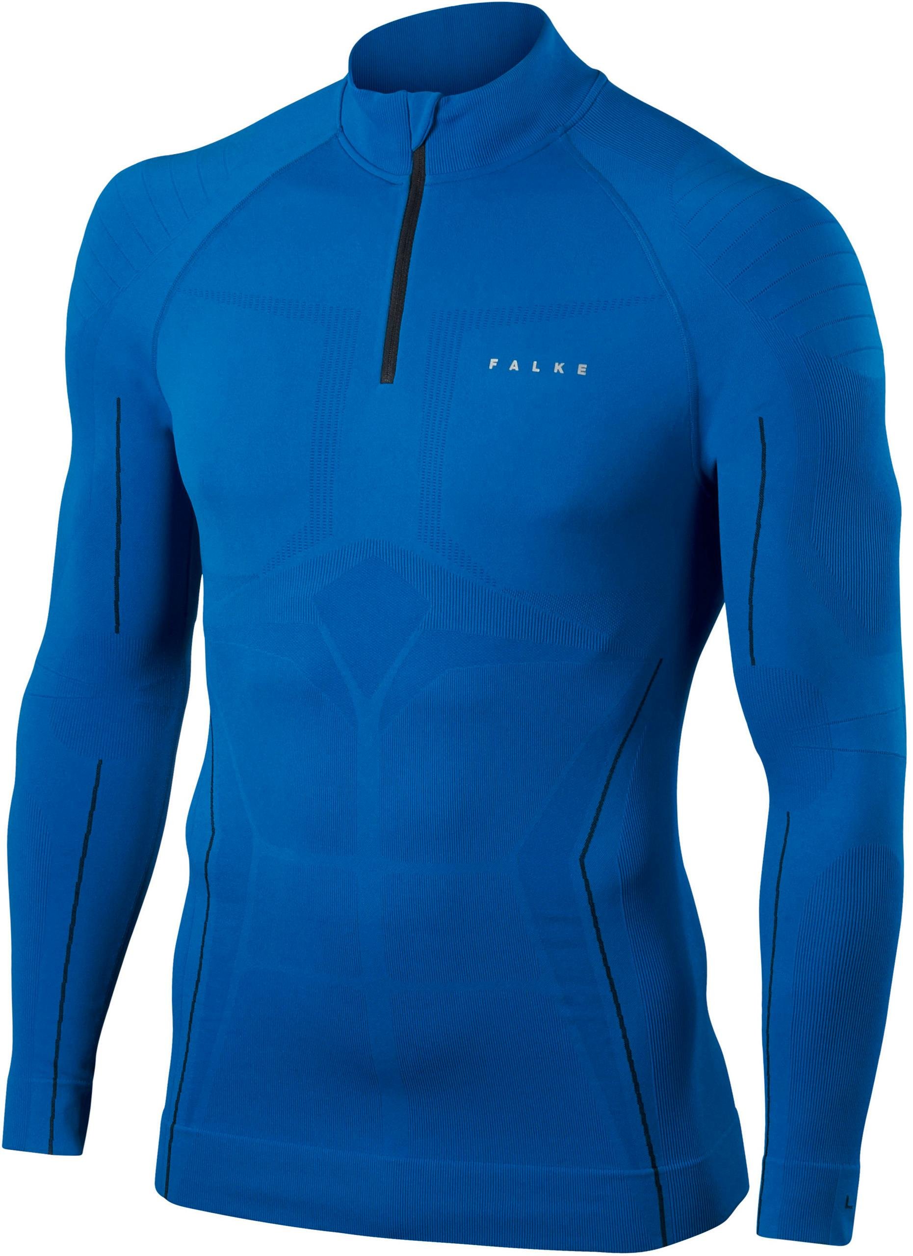 FALKE Ski Unterwäsche Athletic Shirt Zip - Top Interior térmico para Hombre