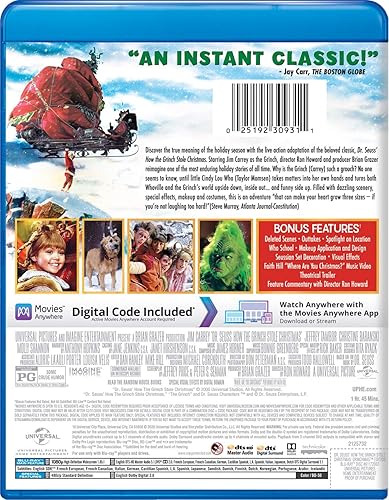 Miniatura 3 de Dr. Seuss' How The Grinch Stole Christmas Blu-ray