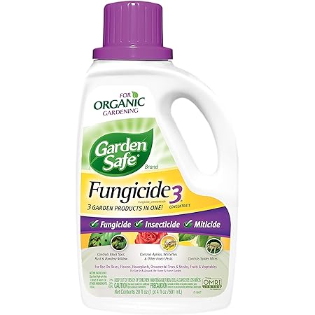 Amazon Com Garden Safe Fungicide 3 Fungicida Concentrado De 20 Onzas Jardin Y Exteriores