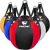 Vista 25 de PROLAST Wrecking Ball Heavy Punching Bag for Adults, Hook and Uppercut, Body Snatcher, Boxing, MMA, Muay Thai, 65 lbs