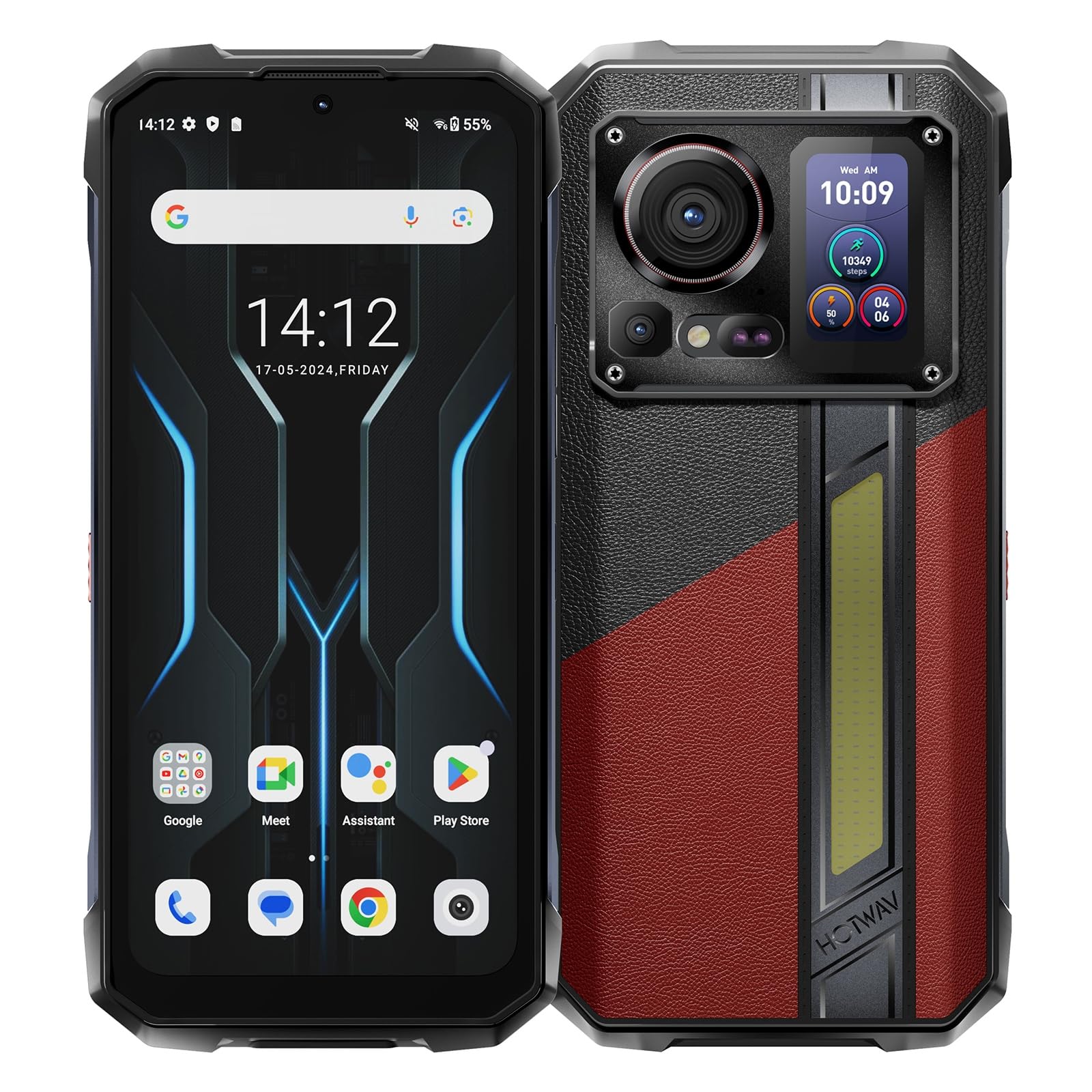 Hotwav Hyper 7 Pro 5G Rugged: 200MP + 24MP Night Vision Camera: Large 10800mAh Battery: 16Gb + 256Gb: 6.6" FHD+ IPS + 1.45" Rear Display (Red)-image-45