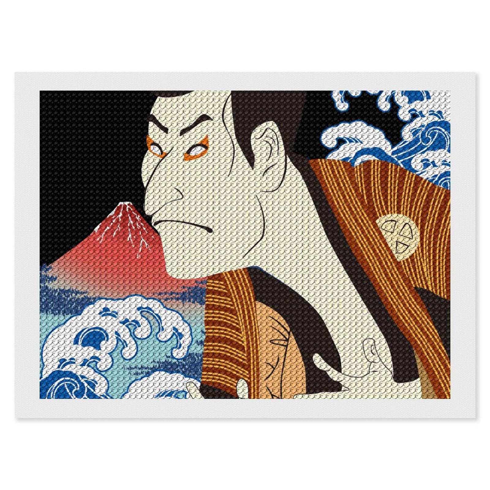 Amazon.co.jp: ダイヤモンドアート 和柄 歌舞伎 和風 富士山 浮世絵