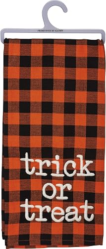 Primitives by Kathy Home Decor Torchon de Cuisine, Coton, Multicolore, 50,8 x 71
