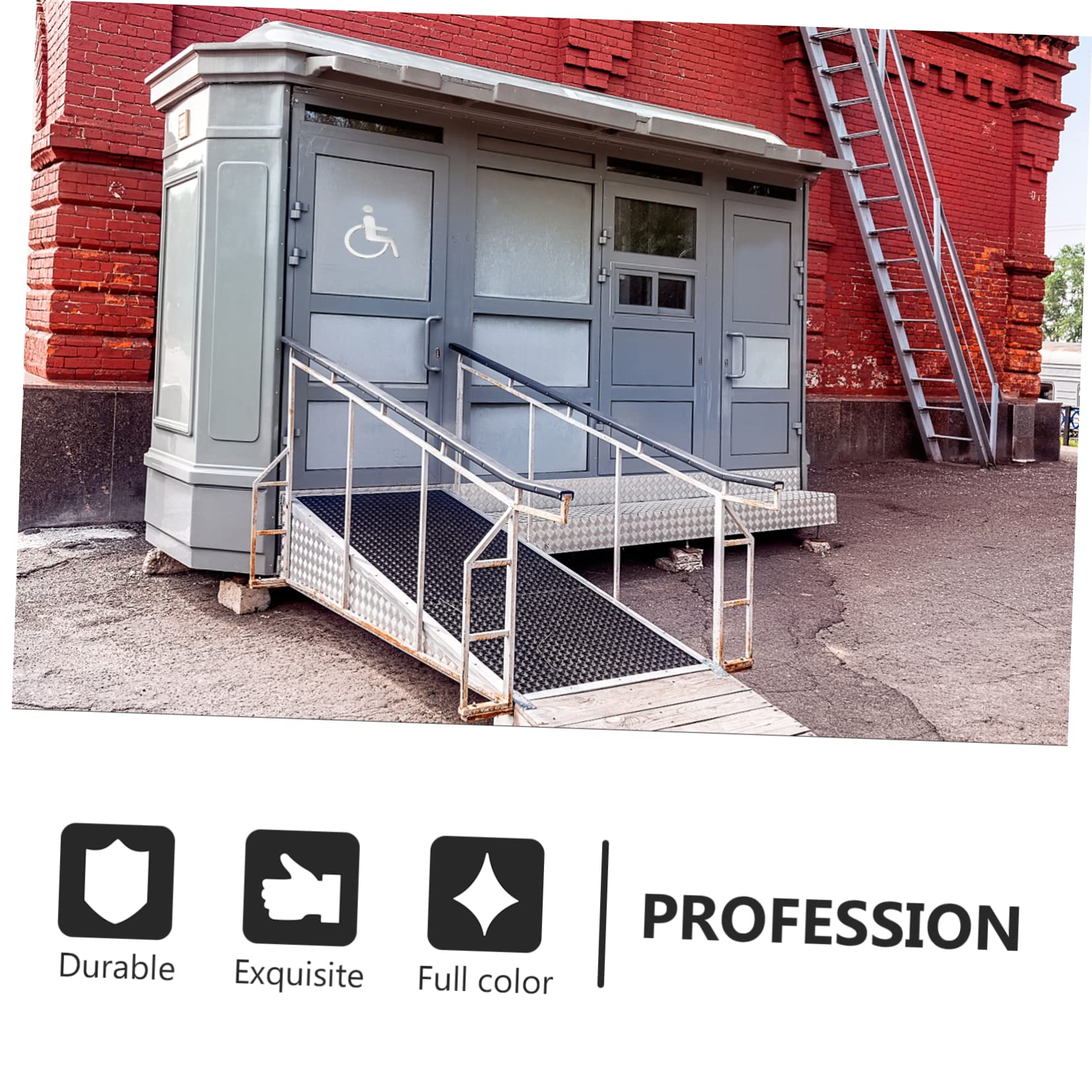 ULTECHNOVO 5piezas Cartel De Baño Para Discapacitados Símbolo De Señalización Ligera y Para Aseos Públicos y Privados