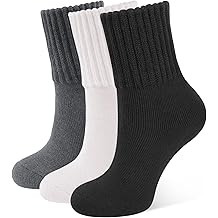 Womens Thick Full Cushioned Thermal Warm Boot Socks for Winter 3 Pairs