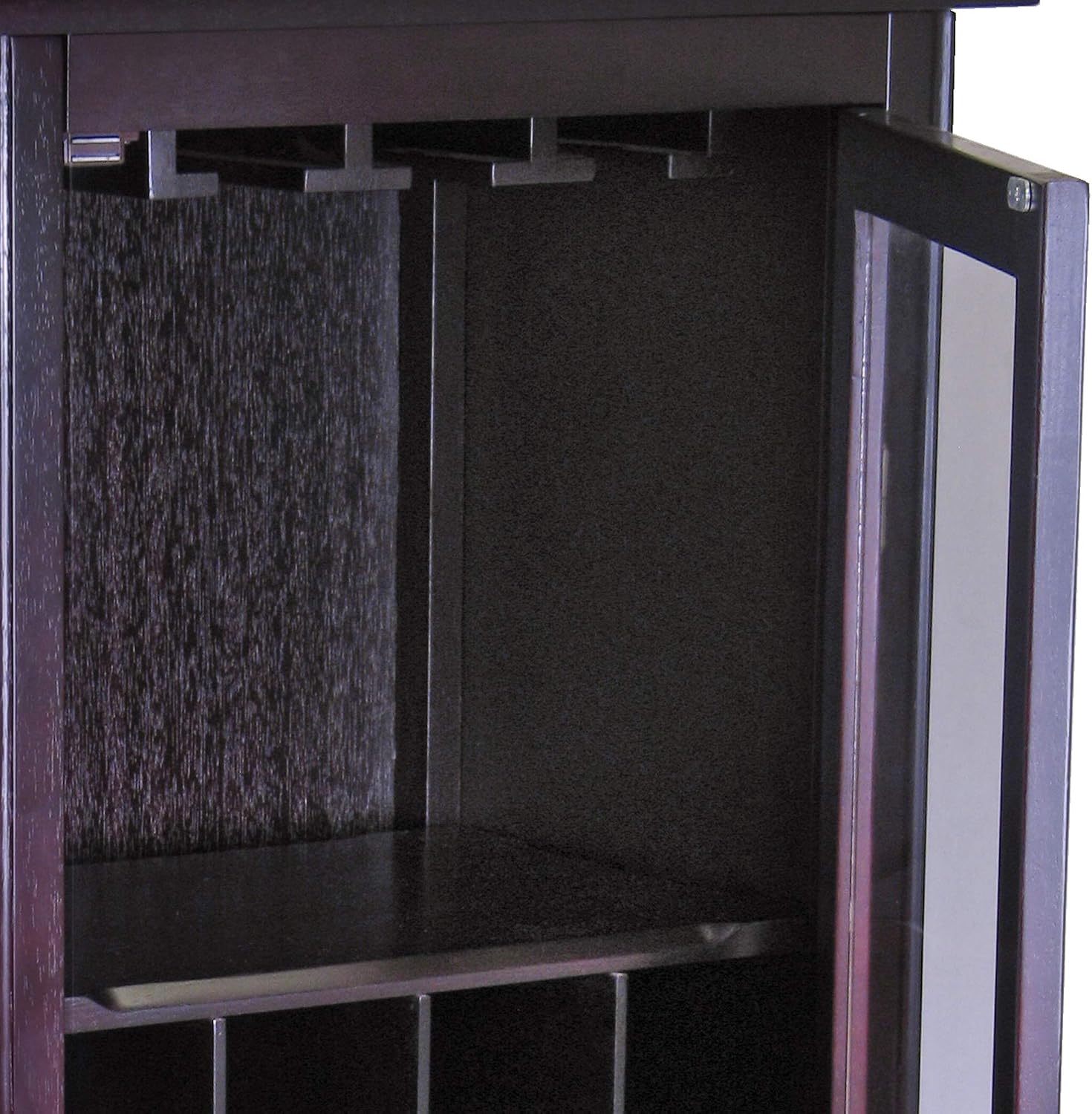 Winsome Wood Ryan Wine Storage, Espresso