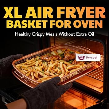 Gotham Steel Air Fryer Basket for Oven - 16.5 x 12.5