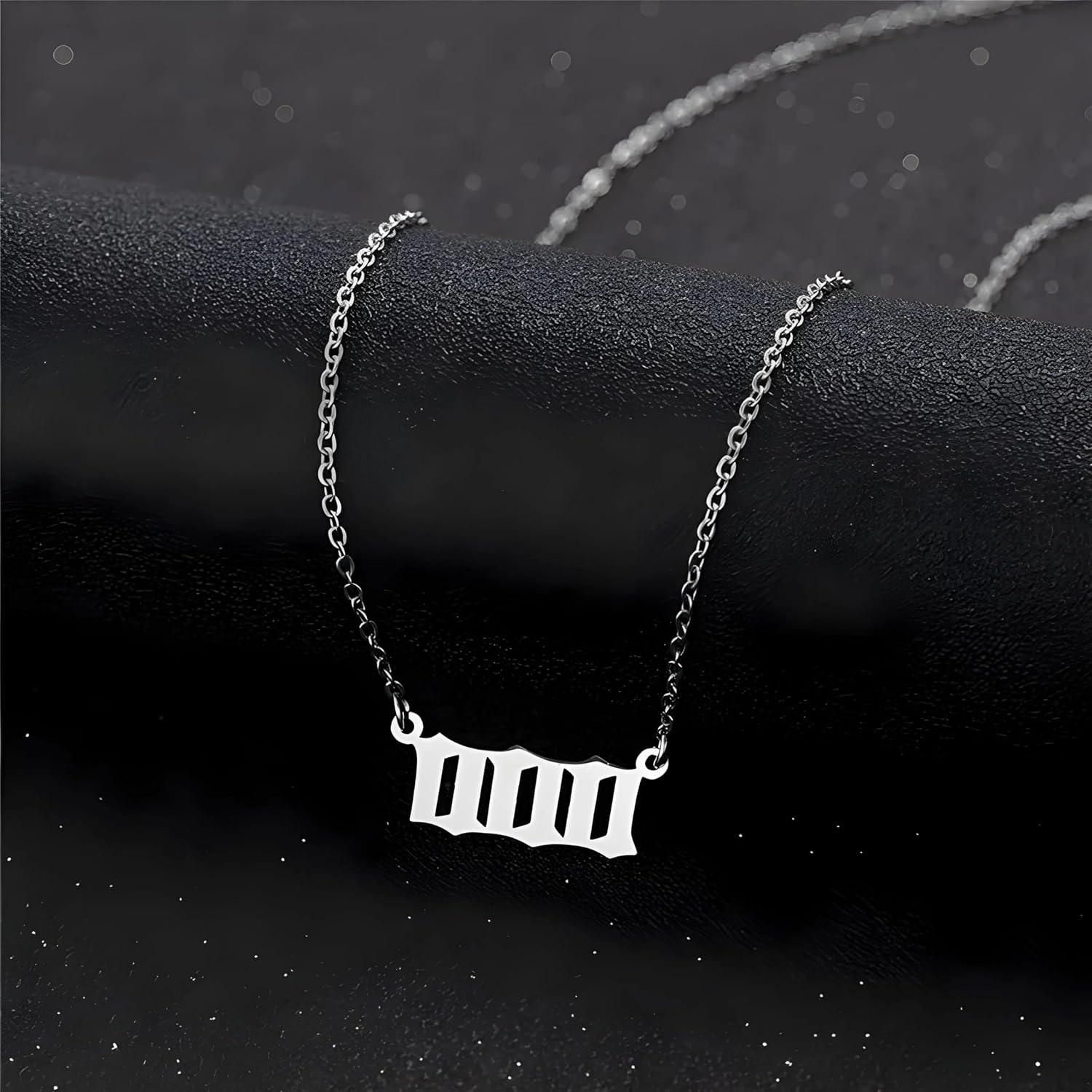Amazon.co.jp: Stainless Steel Angel Number Necklace: Lucky Number