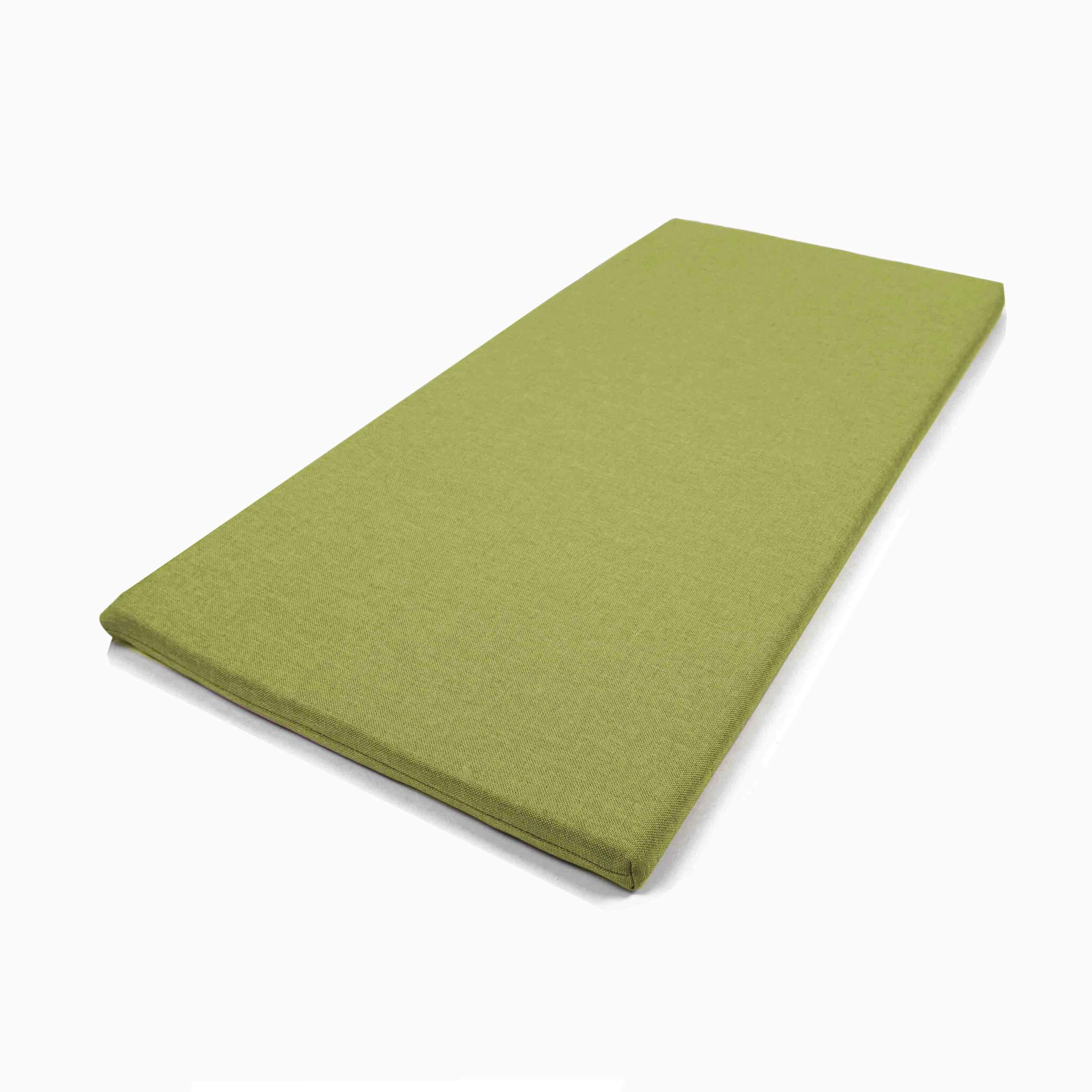 ARKETICOM 2 Cuscini per panche SFODERABILI in Cotone gommapiuma arredo casa Giardino 30x80 cm Nero
