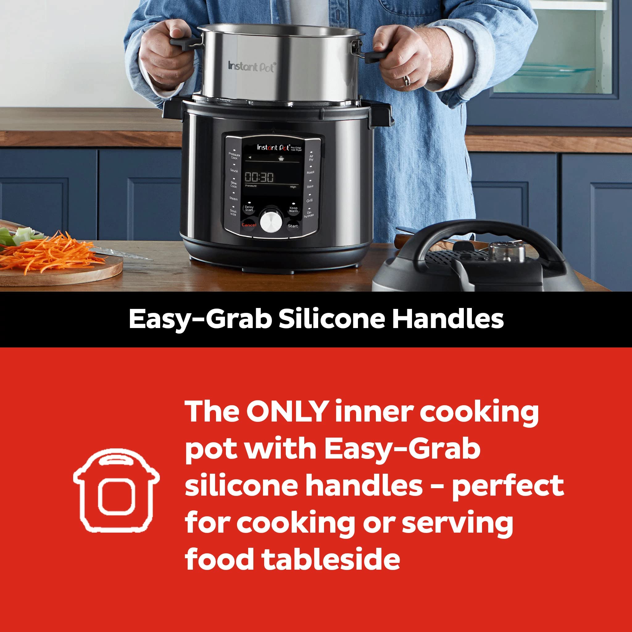 Instant Pot Pro Crisp 11in1 Electric Multi Cooker Pressure Cooker