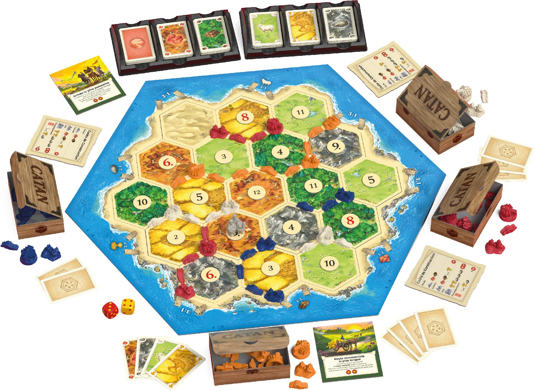 Asmodee - Catan Big Box 2025 - Kosmos - Jeu de Société stratégique