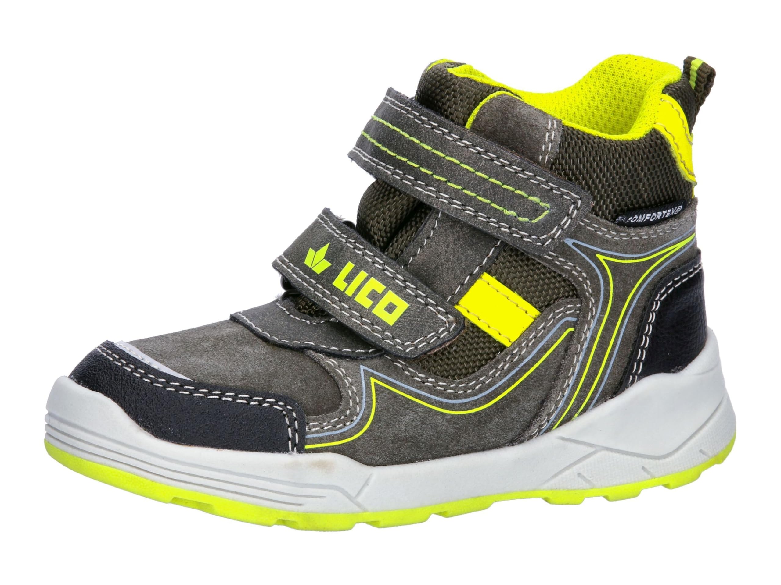 Lico Boys Tarik V Snow Boots, Olive Lemon, 8.5 UK Child