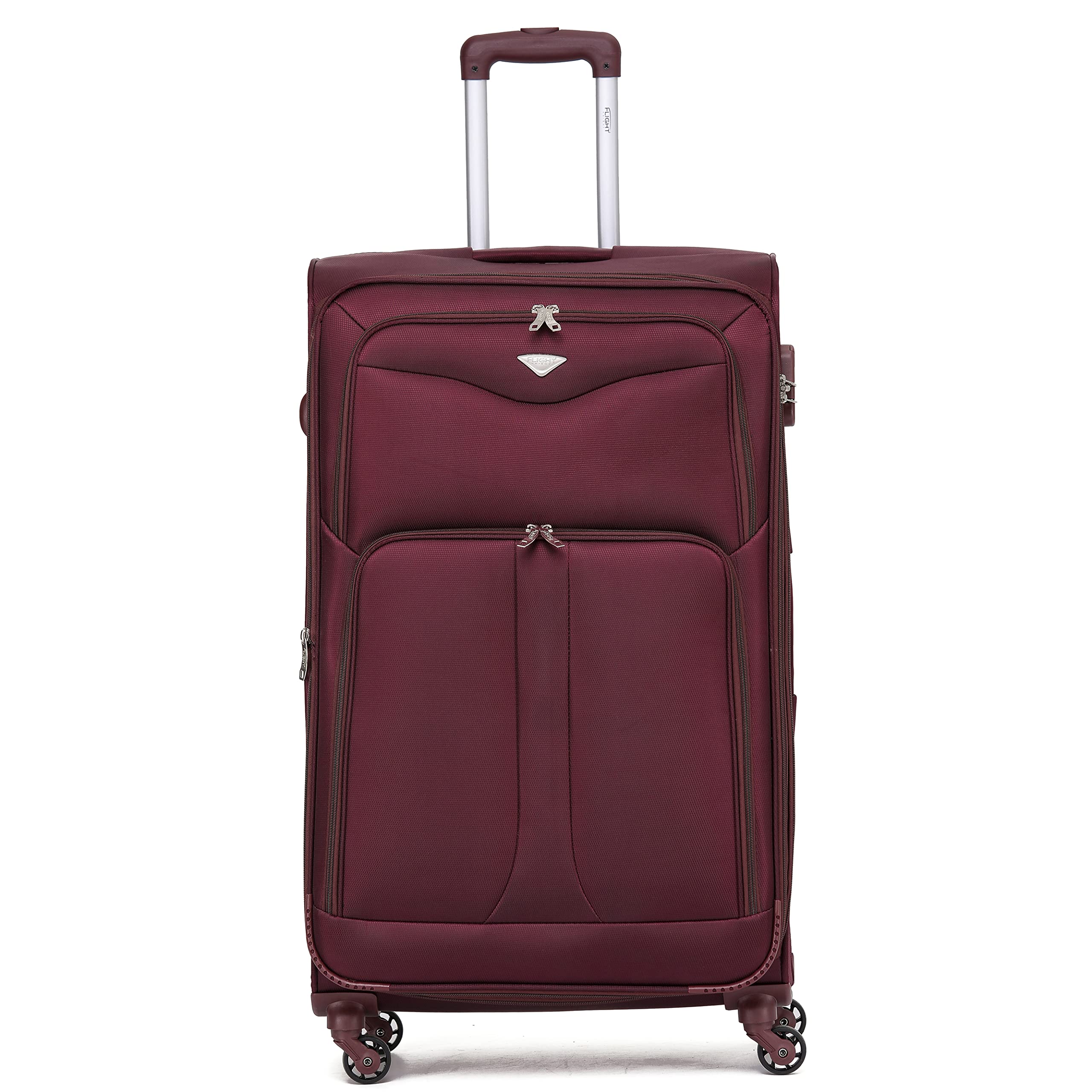 Flight Knight Lightweight 4 Wheel 800D Soft Case Suitcases Anti Crack Cabin & Hold Luggage Options Approved for Over 100 Airlines Including easyJet, BA & Many More! — view 40