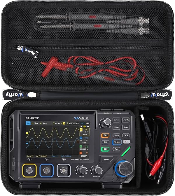 Estuche para osciloscopio FNIRSI 2D15P/1013D Plus/1013D, funda protectora de viaje de EVA, solo estuche