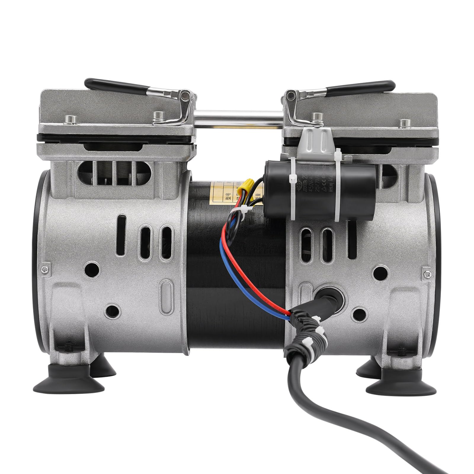Ölfreie Vakuumpumpe 120L/Min 550W Tragbare ölfreie Labor-Vakuumpumpe 1400 RPM Geräuscharme medizinische Stummpumpe für Labor Elektronik Aquarium