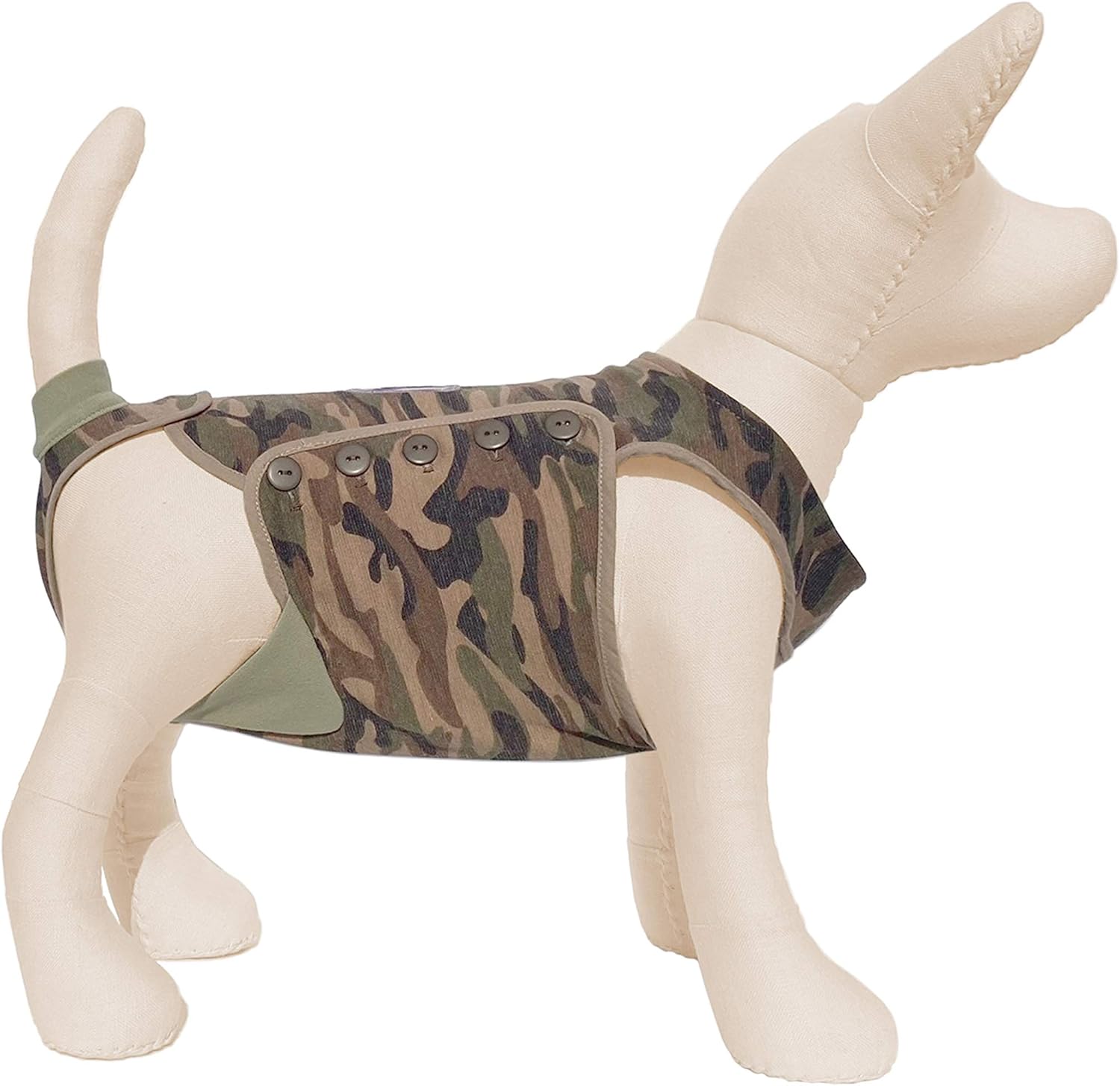 Howl! Designer Full Body Onesie Dog Diaper Created to Hygienically Absorb and Contain Urine (Small)