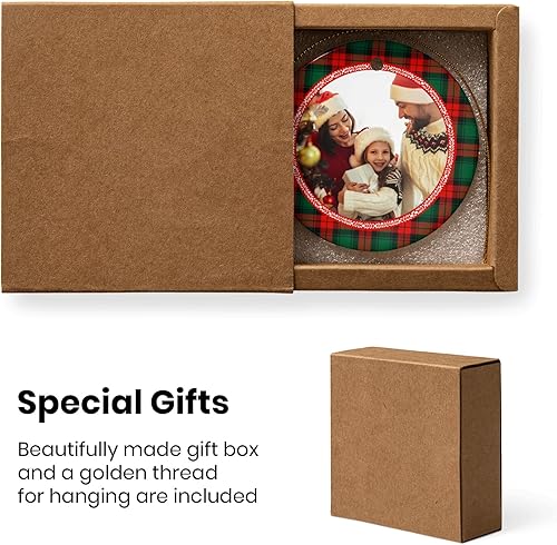 Miniatura 3 de Adornos de Navidad personalizados, adorno con foto personalizada, nuestro primer árbol de Navidad colgante 2023, decoración regalo para Navidad,