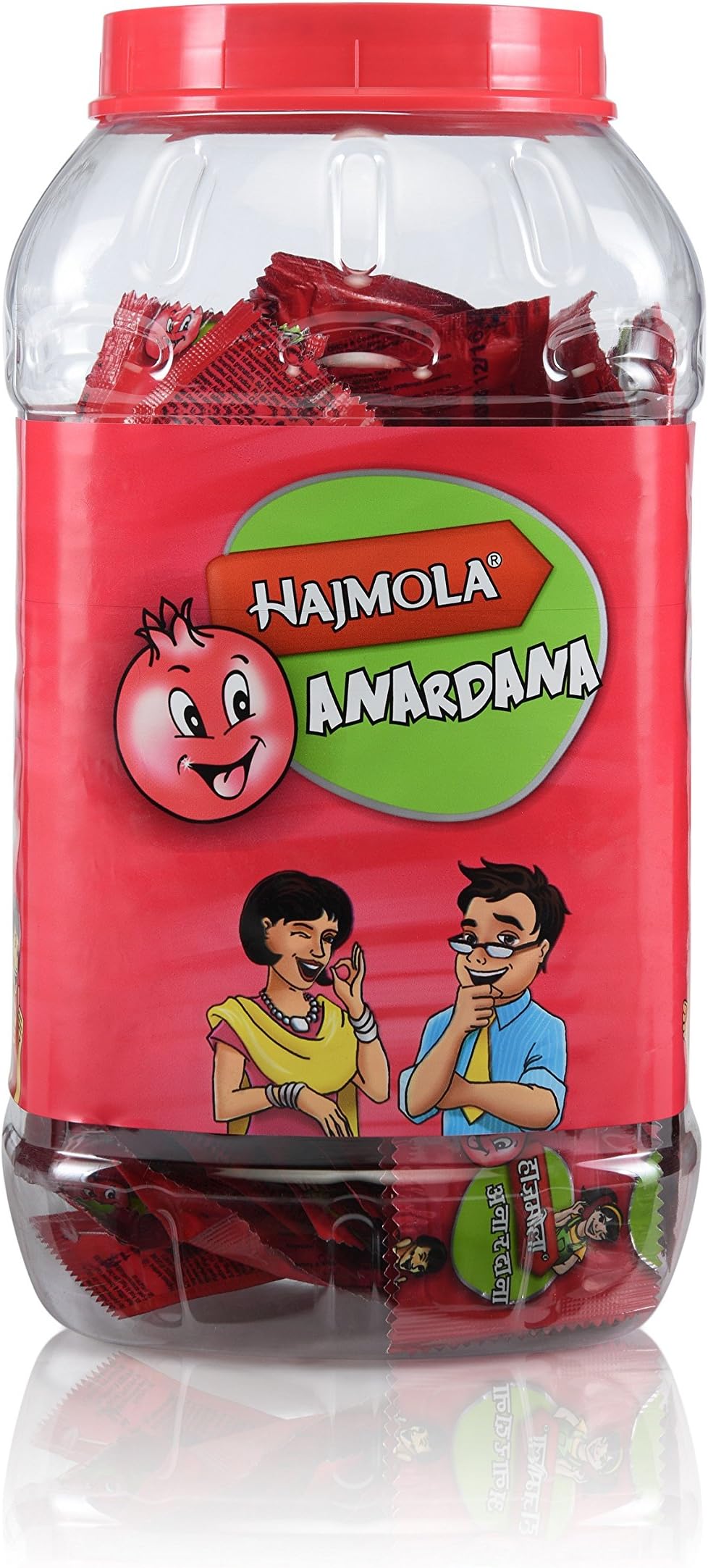 Dabur Hajmola Anardana - Tasty Digestive Tablets - 160 Sachet Jar