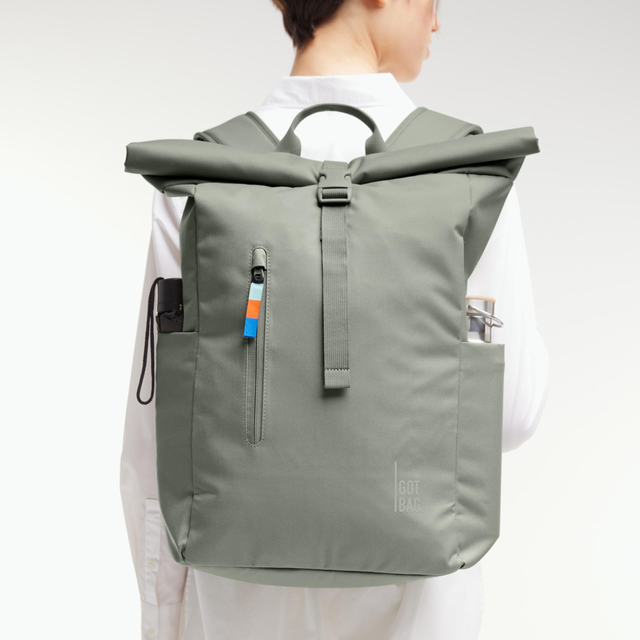 GOT BAG Zaino Rolltop Easy | Zaino porta PC per laptop 16 | Roll backpack da 31 litri di capacità