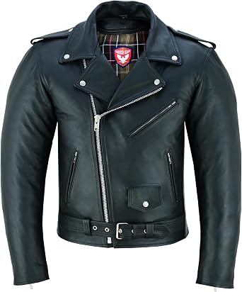 Original Leather Motorcycle Jacket for Men CE Armors