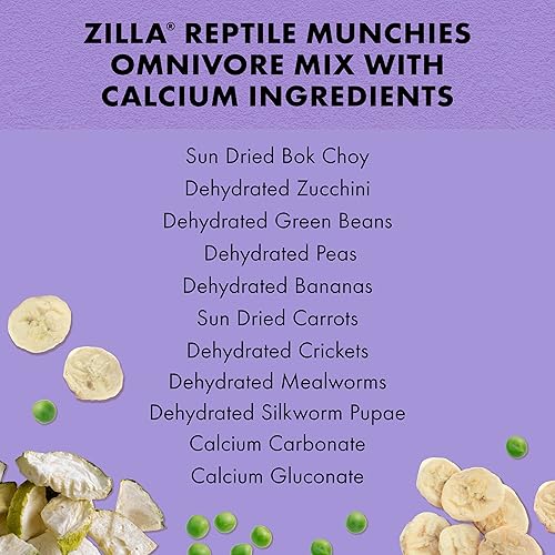 Miniatura 5 de Zilla Reptile Munchies Omnivore con calcio 4 onzas