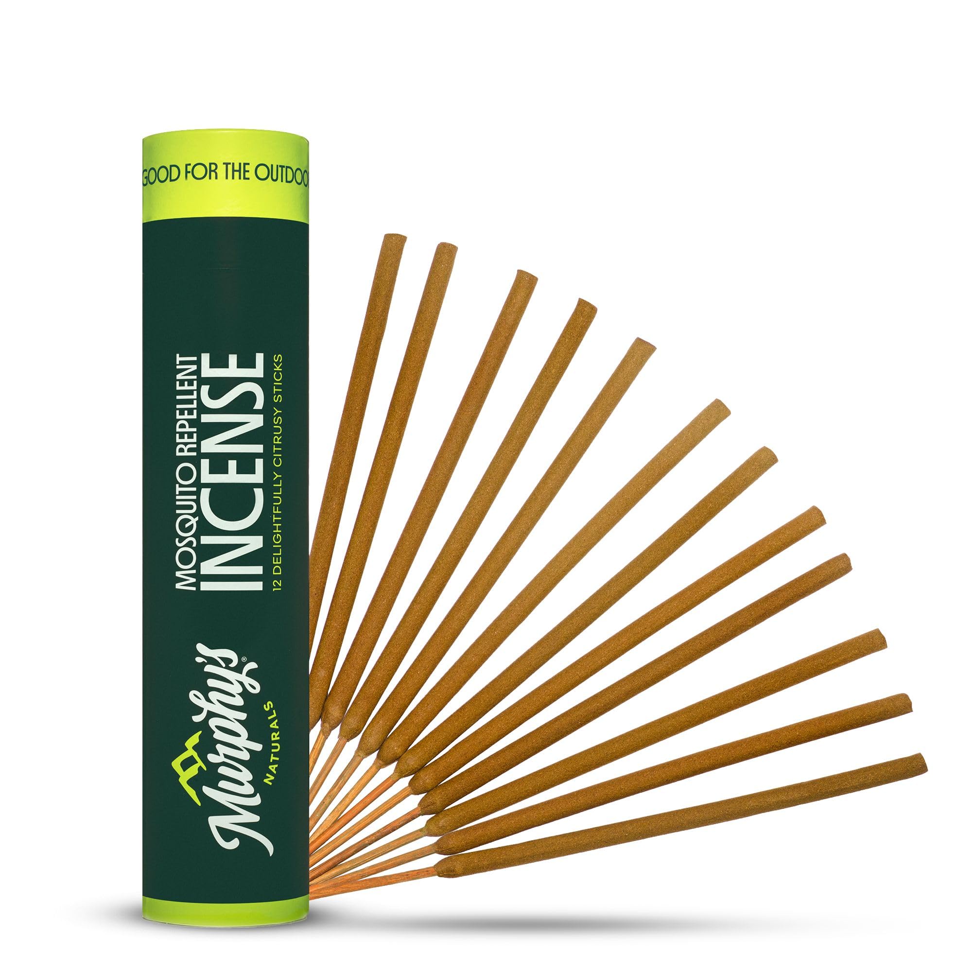 Amazon.com : Murphy's Naturals Mosquito Repellent Incense Sticks, 12 Count,  Bug Repellent with Citronella for Patio & Camping, 2.5+ Hours per Stick :  Home & Kitchen