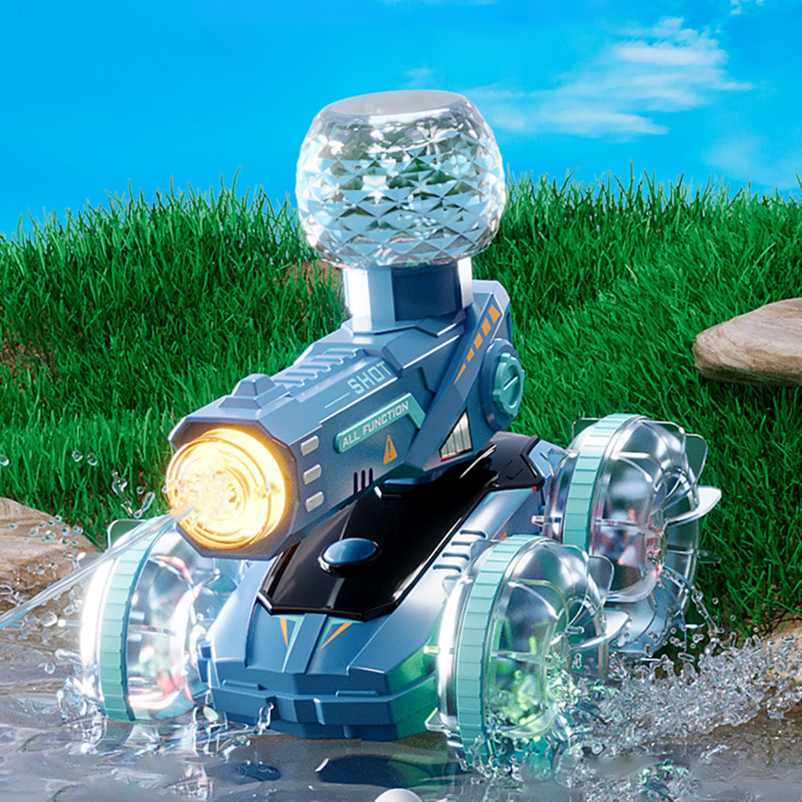 Camión RC Velocidad Ajustable Rociador de Agua de Largo Alcance Multiuso