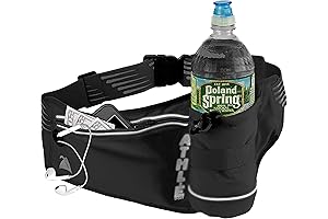 Adjustable Running Belt With Water Bottle Holder