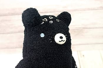 Amazon.co.jp: シナダ フモフモさん ひょも 黒 (M) 10×5×20cm