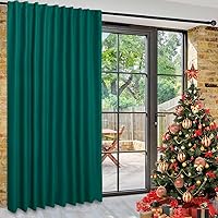 Vista 25 de DWCN Cortinas para puerta corrediza de patio - Cortinas extra anchas para puerta de vidrio, panel de cortina divisora de habitación con privacidad