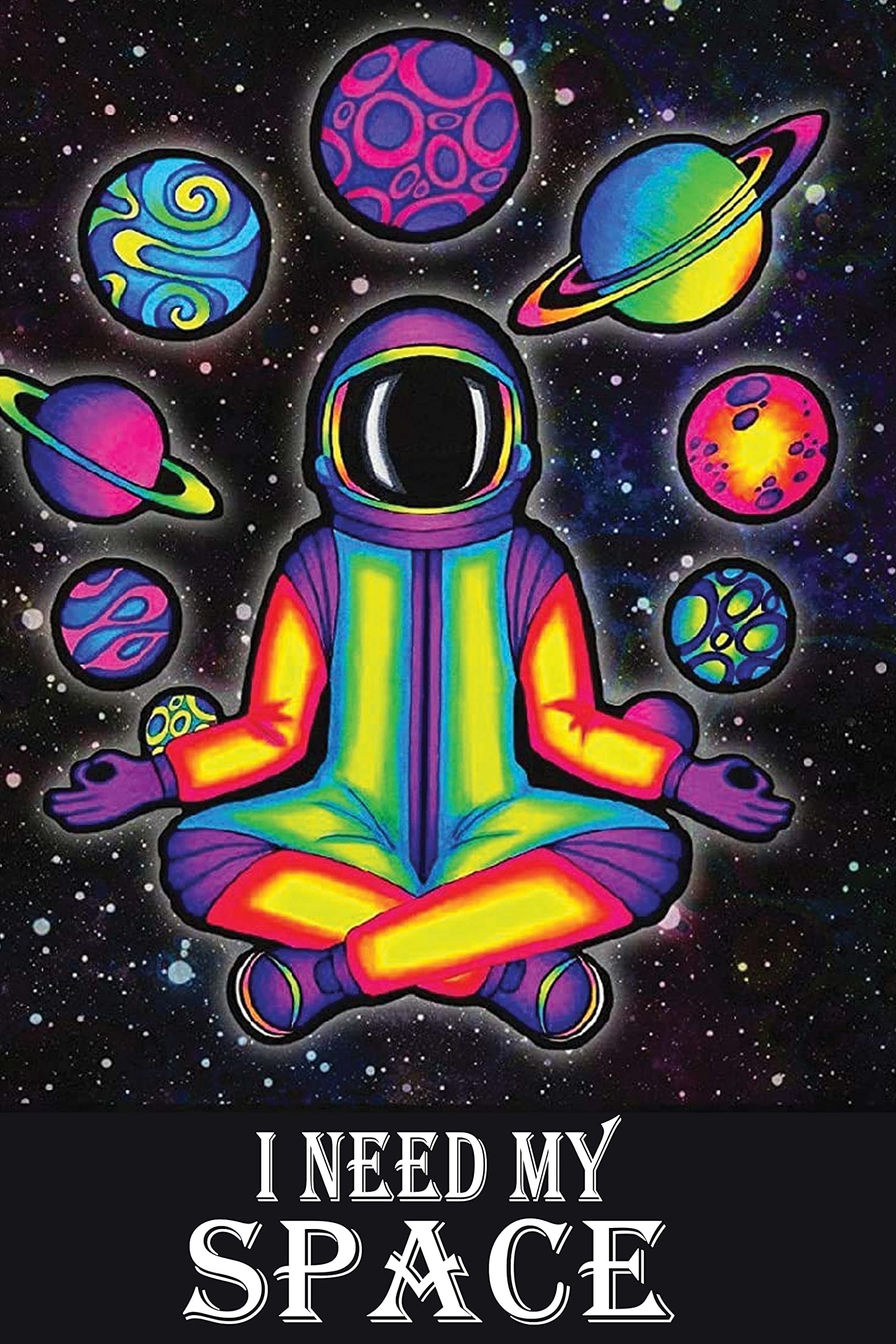 I Need My Space Poster for Libraries, Corridors, Cupboards|Interior Wall Poster|Décor Item|Poster for Wall Decoration|High Resolution -300 GSM Paper Poster