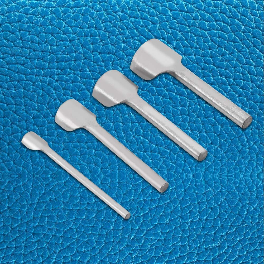 LANTRO JS Lot De 7 Emporte-Pièces Semi-Circulaires Cuir 15-45 Mm – Outil Précis Pour Ceintures & Artisanat