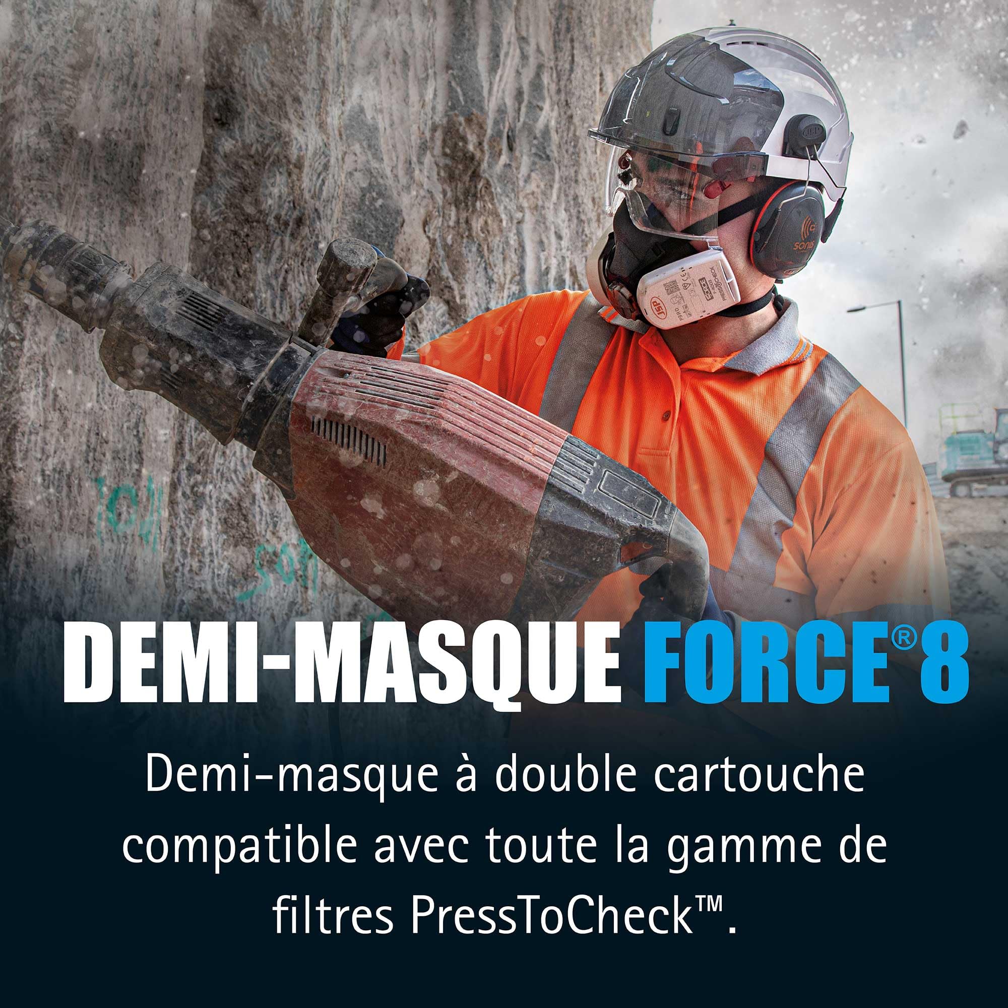 JSP Masque Force®8 seul taille S