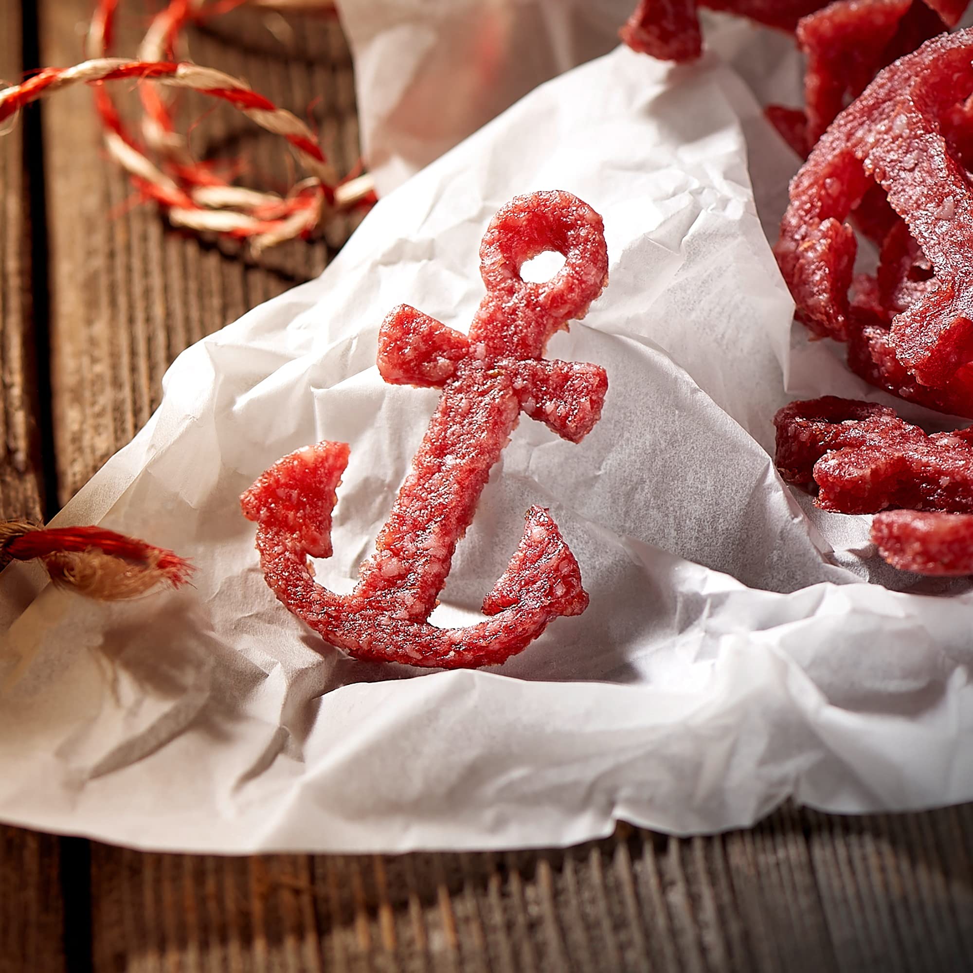 WURSTBARON® - Salami Mini Anker - Original Wurst Snack Anker aus Bayern - Karton mit 16 x 50g (800g) - Snackbox Sticks