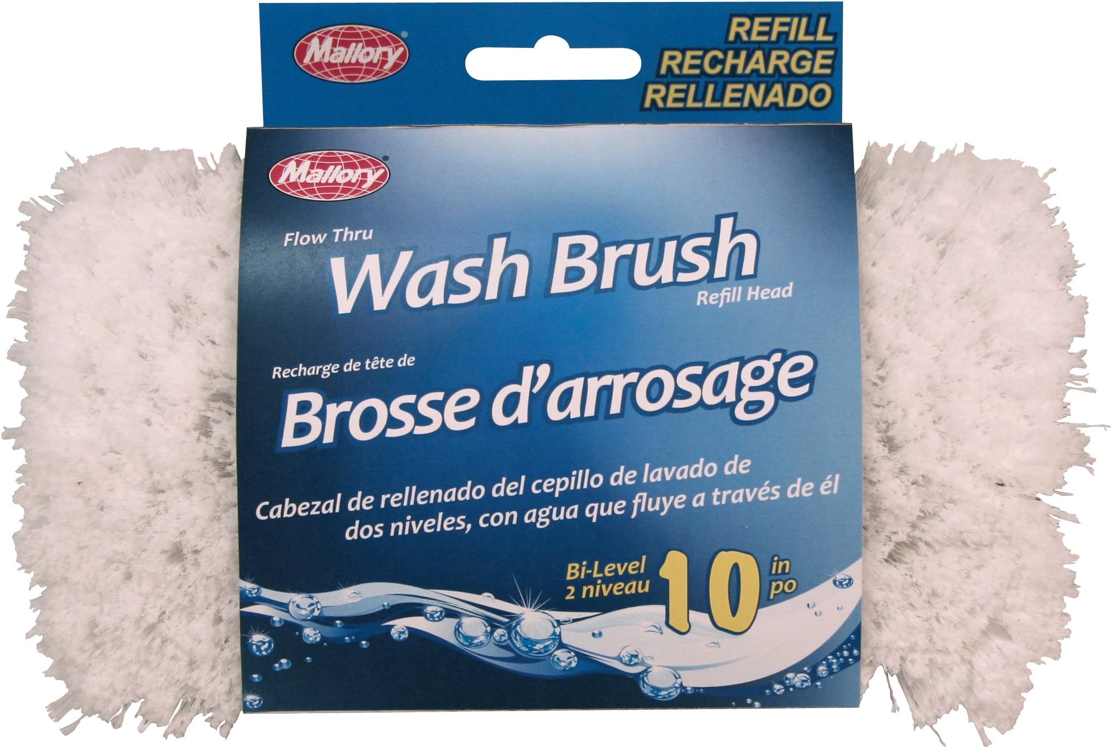 Mallory 6-2616R 10" Bi-Level Replacement Wash Brush Head