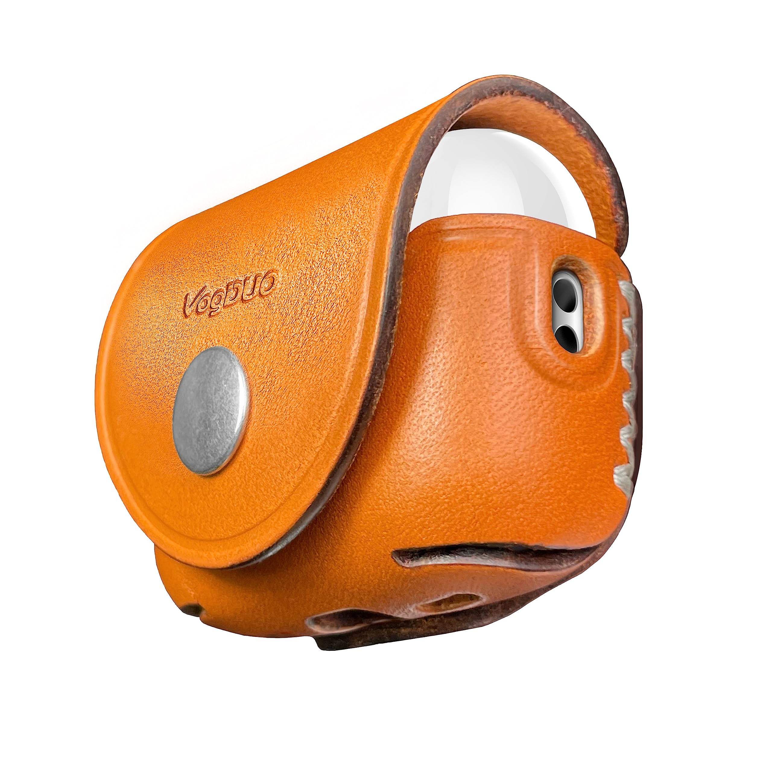 Amazon | VogDUO 本革 AirPods Pro 2カバー ‐ ハンドクラフト 保護