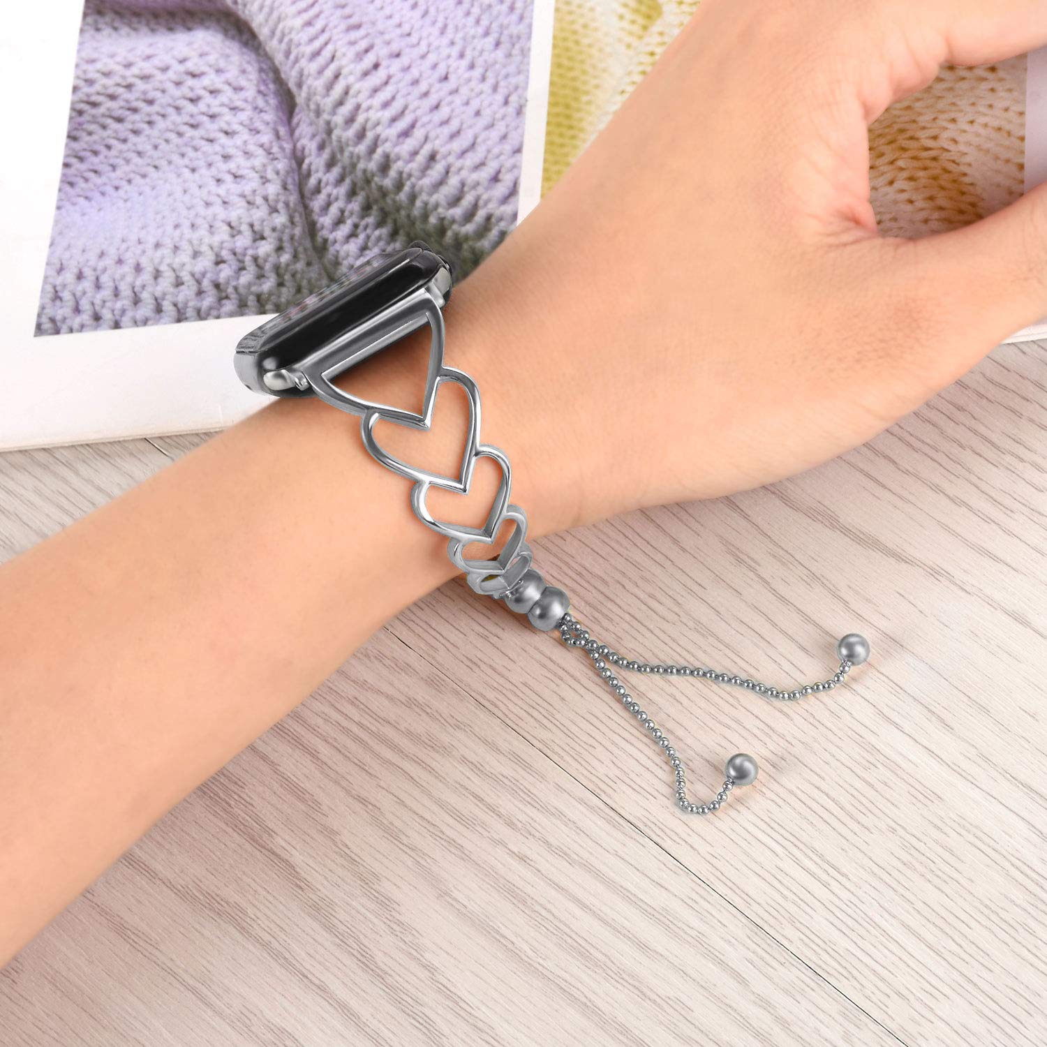 Meganstorebracciale Per Apple Watch 38 Mm 40 Mm 42 Mm Desertcart