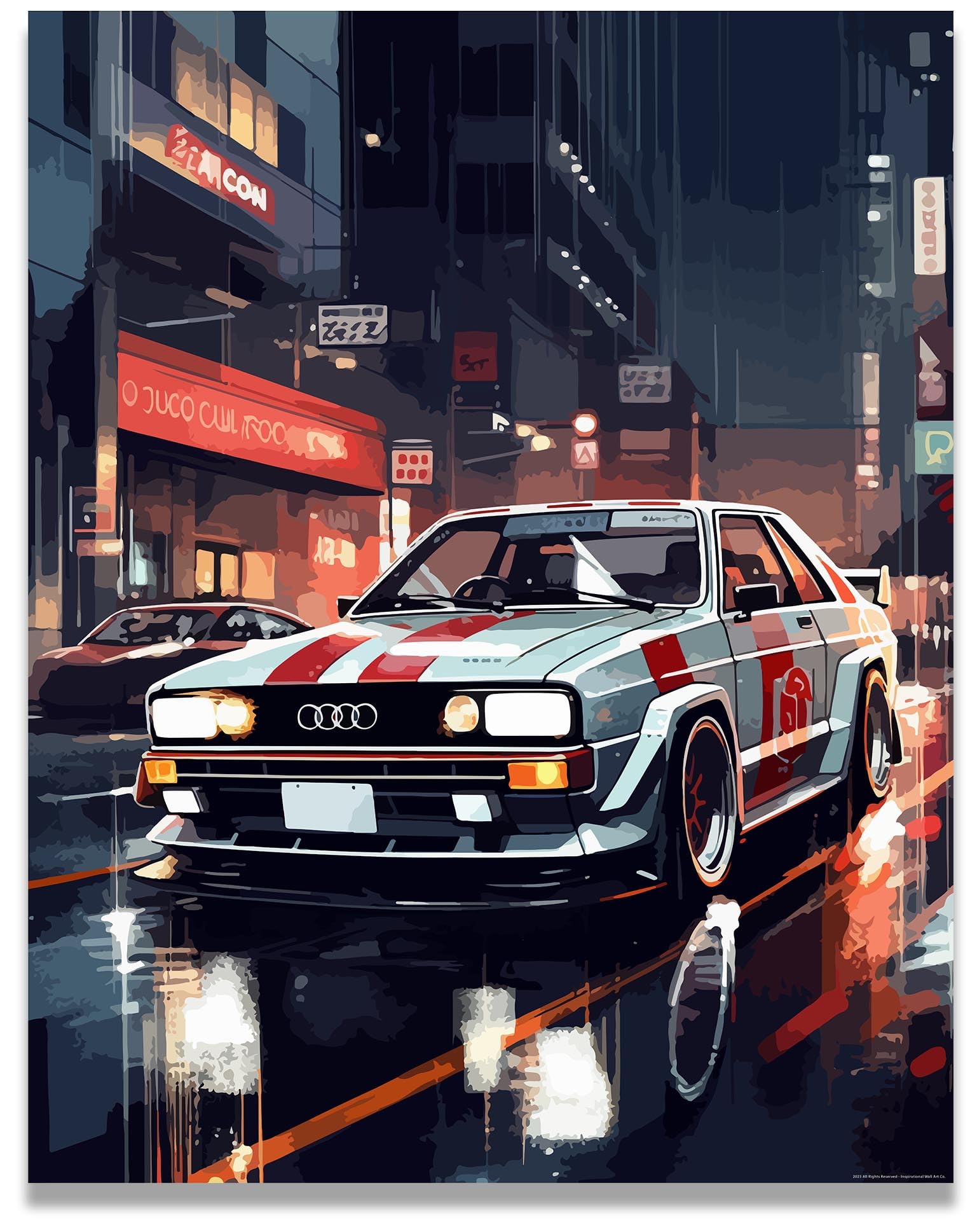 AUDI SPORT QUATTRO CONCEPT ART PRINT POSTER