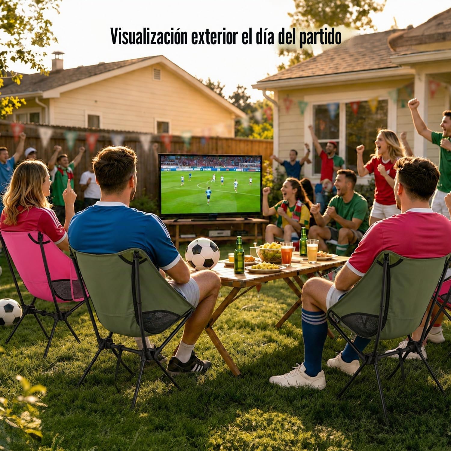 Silla Camping Ultraligera, Silla Plegable Camping Pequeña, Sillas de Playa Plegables Portátil Resistentes para Exterior Pesca Acampada, Verde