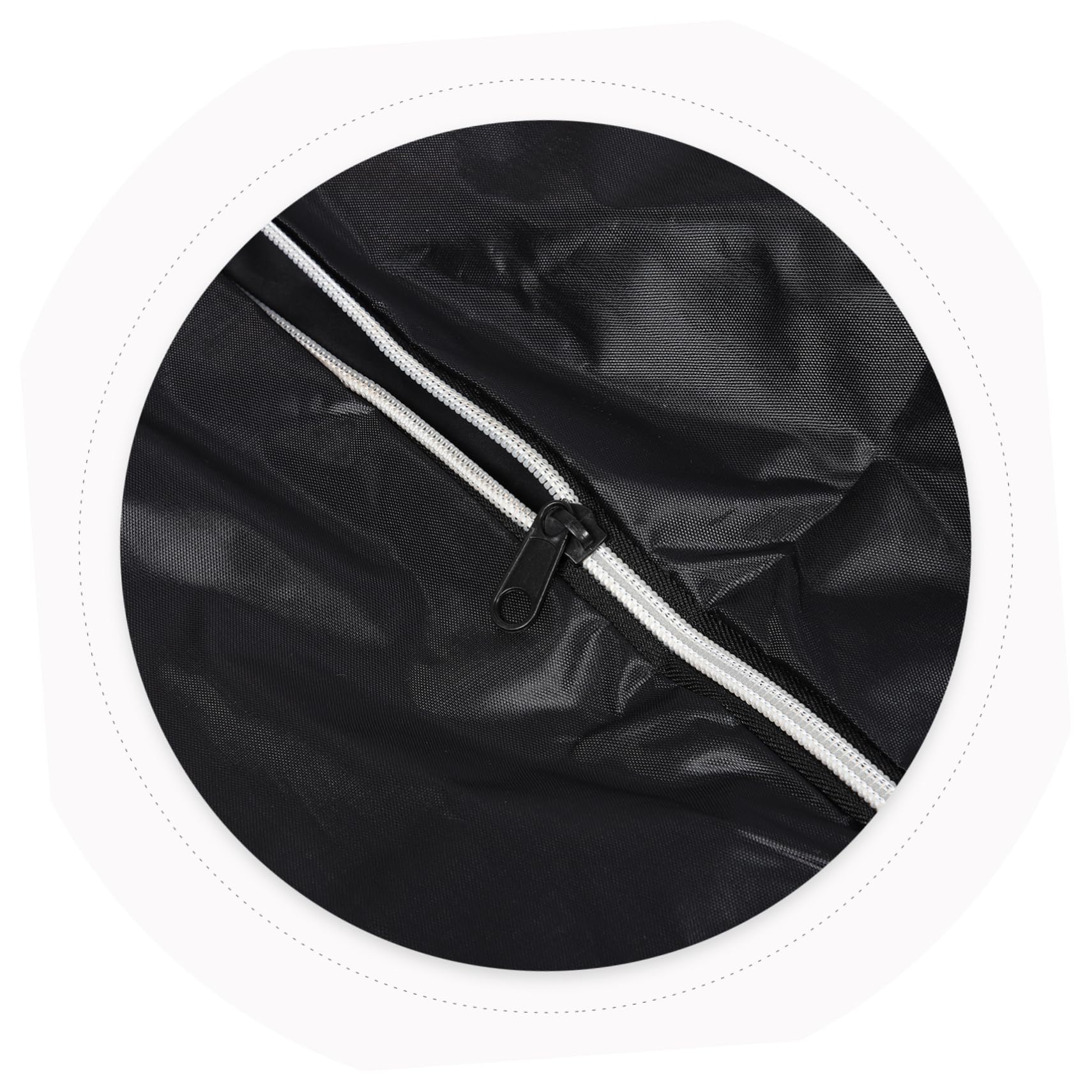 Paquet Mortuaire en Tissu Pvc Noir pour Transport de Corps