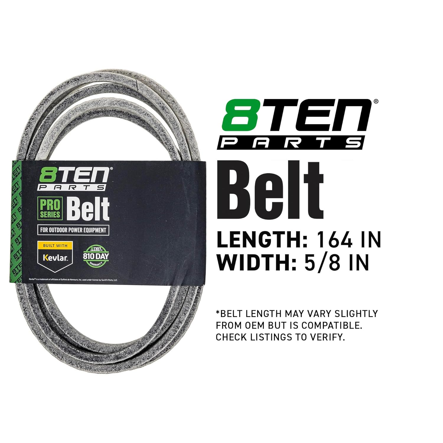 8TEN Deck Rebuild Kit for Husqvarna 61 inch MZ6128 FD61M Blade Spindle Belt Idler